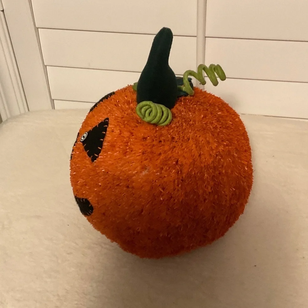Festive Orange Pumpkin Decor